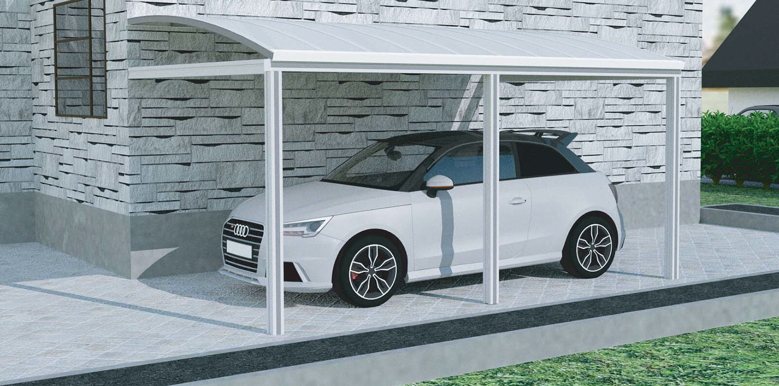 Carport en aluminium